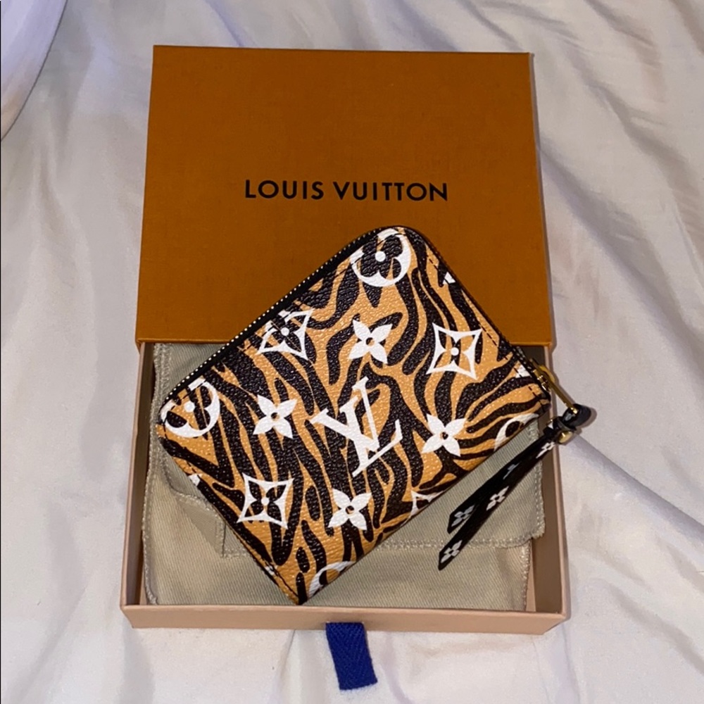 LV Jungle print card holder/ small wallet
